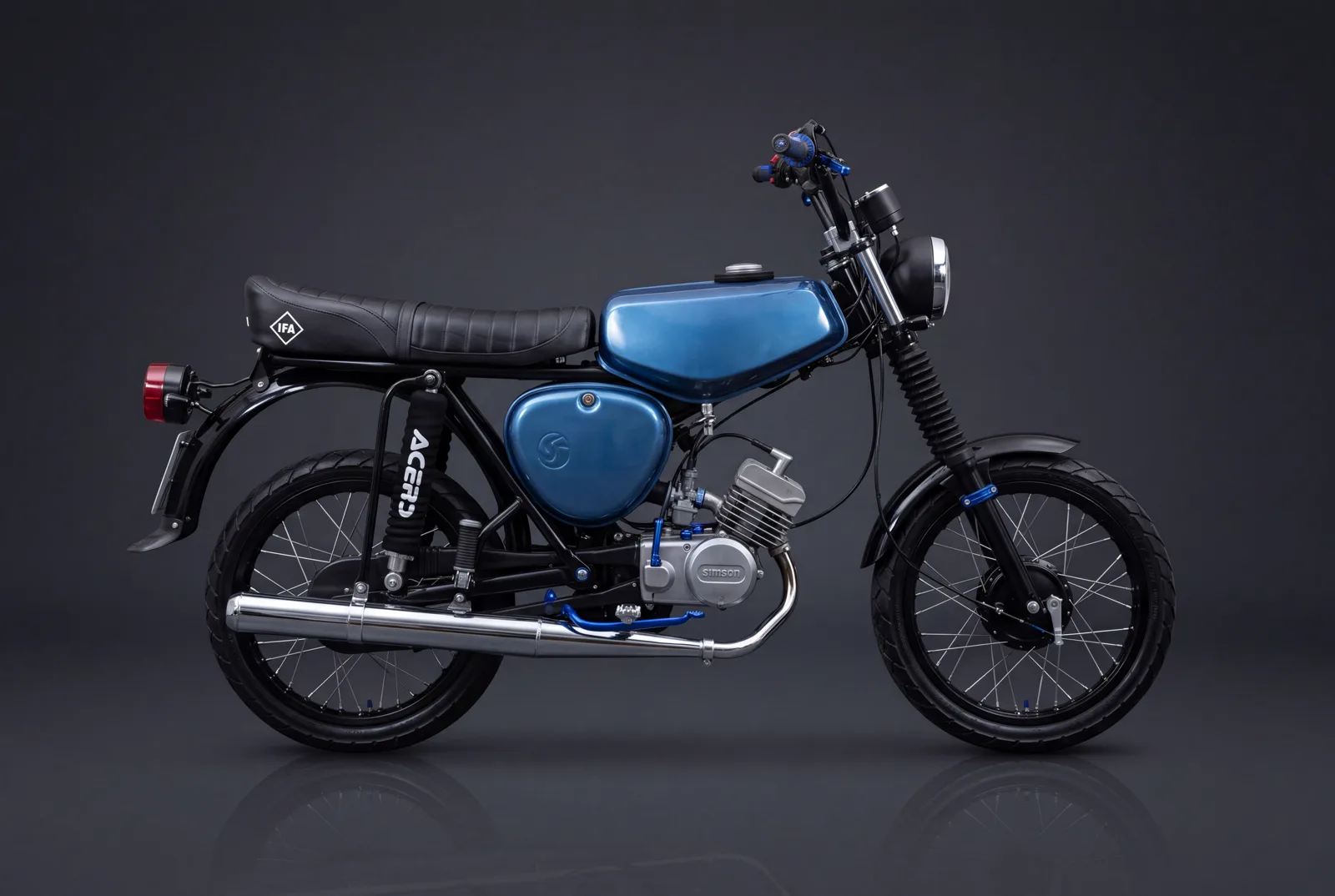 Blaue Simson S51, Studioaufnahme